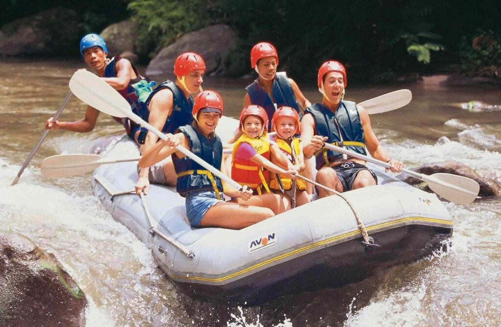 Rafting para familias