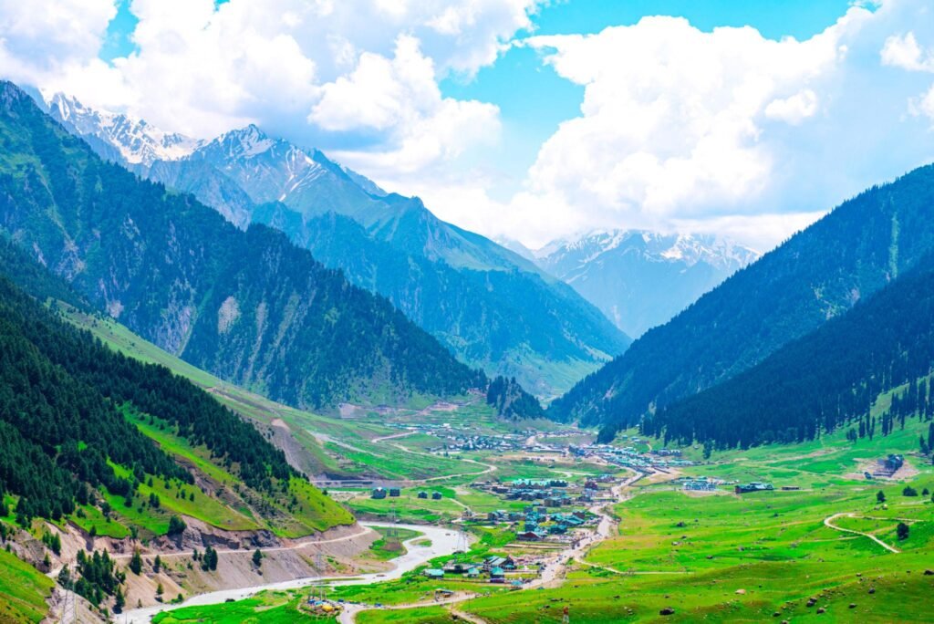 Sonmarg, Kashmir valley in the Himalayan